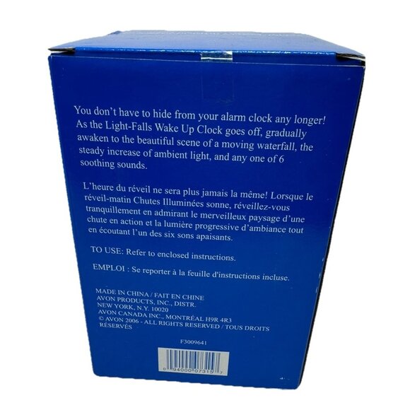 Avon Wellness Light-Falls Wake Up Clock With Waterfall Design & Sound - Picture 7 of 7